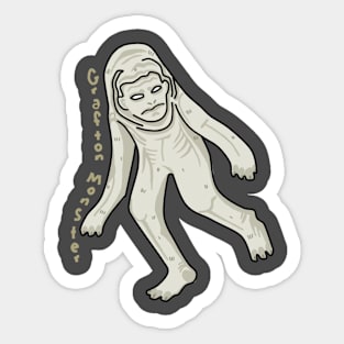 Grafton Monster- Hairless Horror Sticker